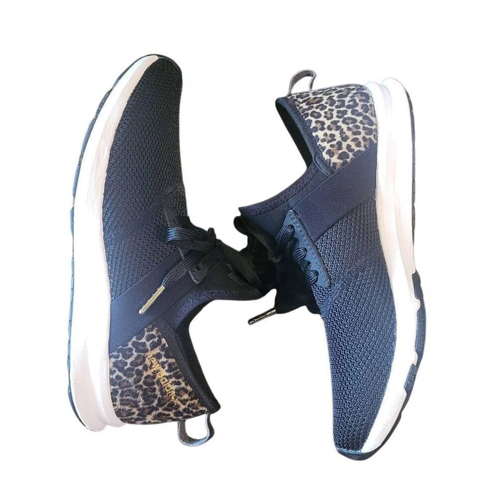 New Balance Sneakers Women's 7.5 Black Leopard Fuel Core Nergize Walking Comfort